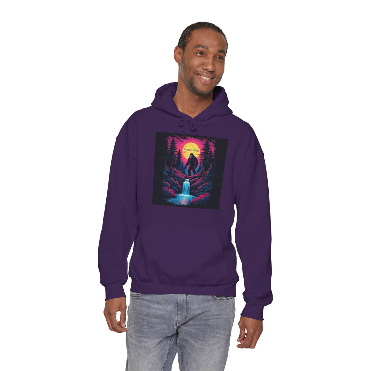 Neon Bigfoot Hoodie | Intuition Within