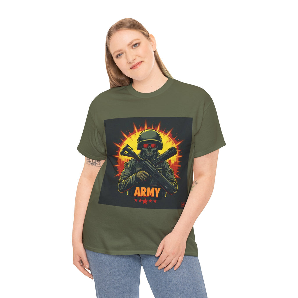 Army Skull Graphic T-Shirt