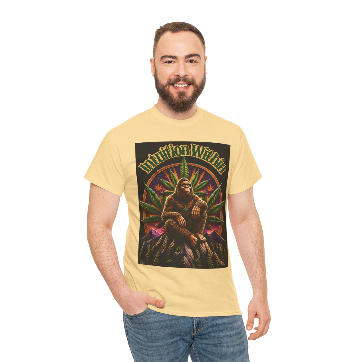 Retro Bigfoot Nature Graphic Tee