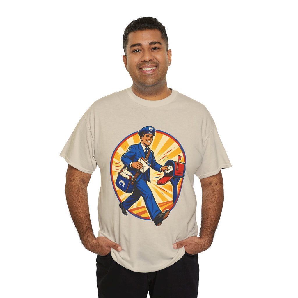 Male Mail Carrier Retro Tribute Tee