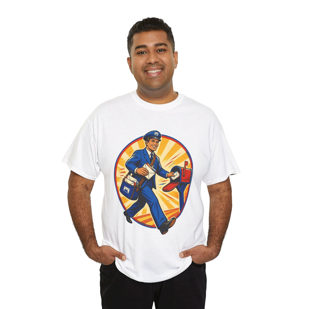 Male Mail Carrier Retro Tribute Tee