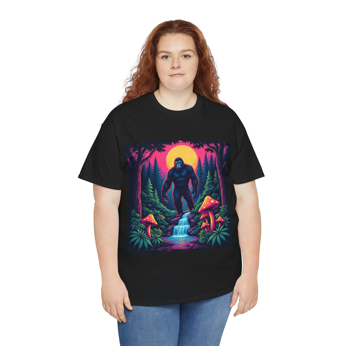 Bigfoot Enchanted Forest Graphic Tee