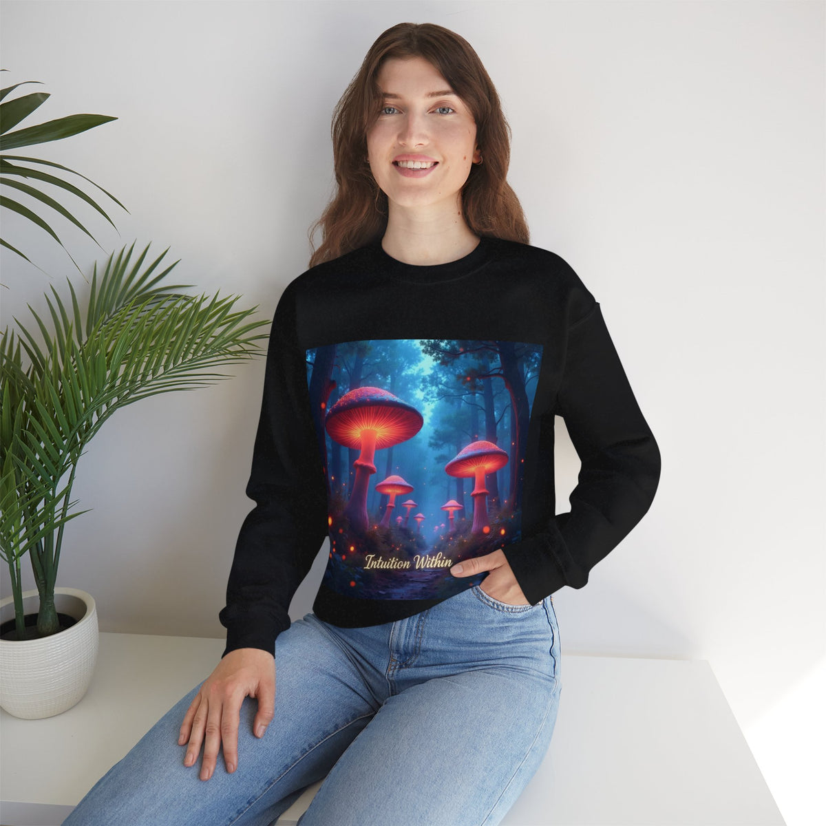 Enchanted Mushroom Forest Sweatshirt