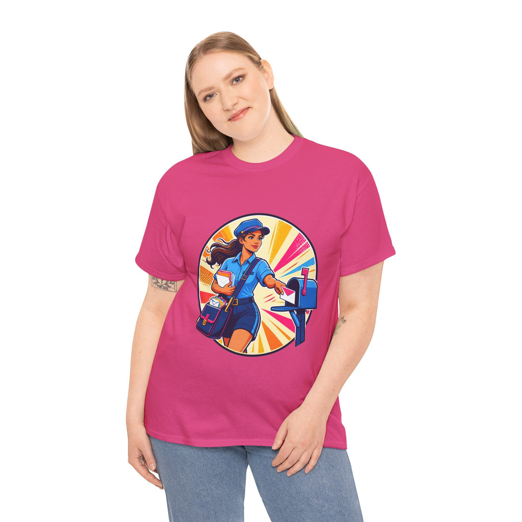 Female Mail Carrier Retro Tribute Tee