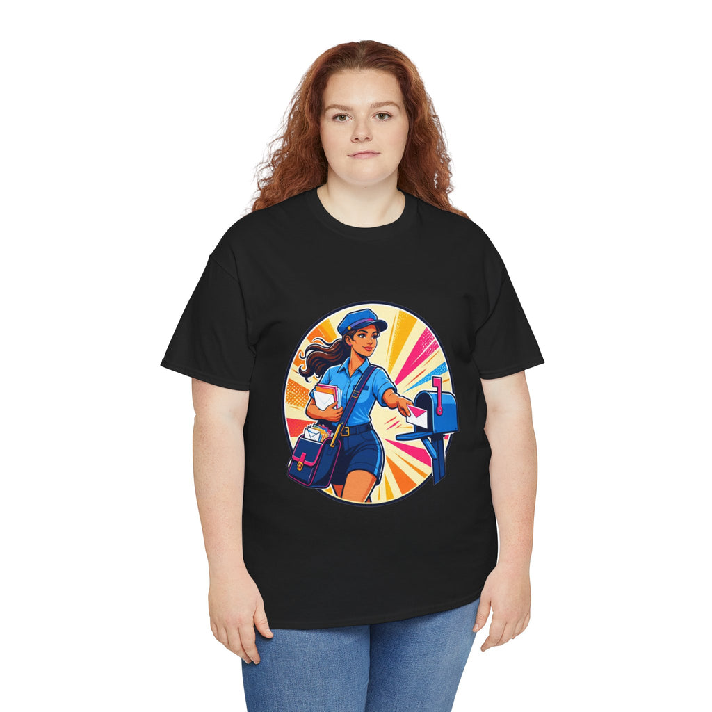 Female Mail Carrier Retro Tribute Tee