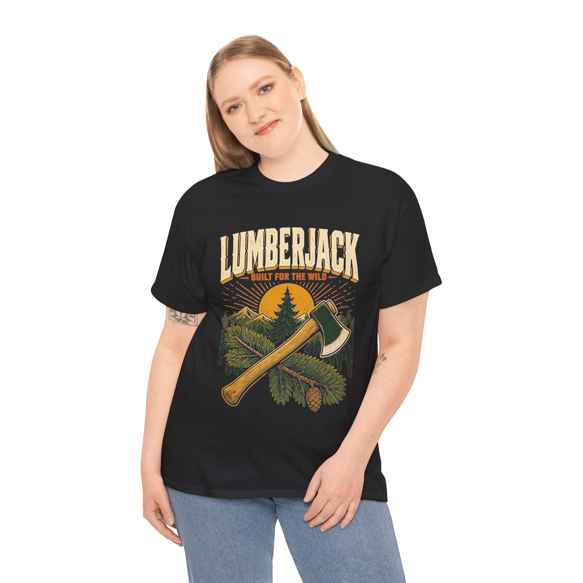 Lumberjack Built for the Wild Tribute Tee
