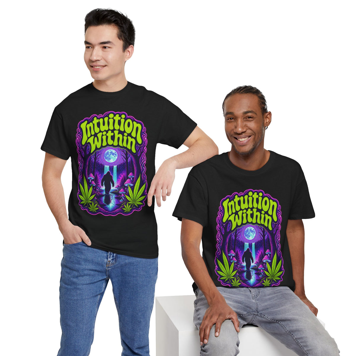 Psychedelic Bigfoot Graphic Tee