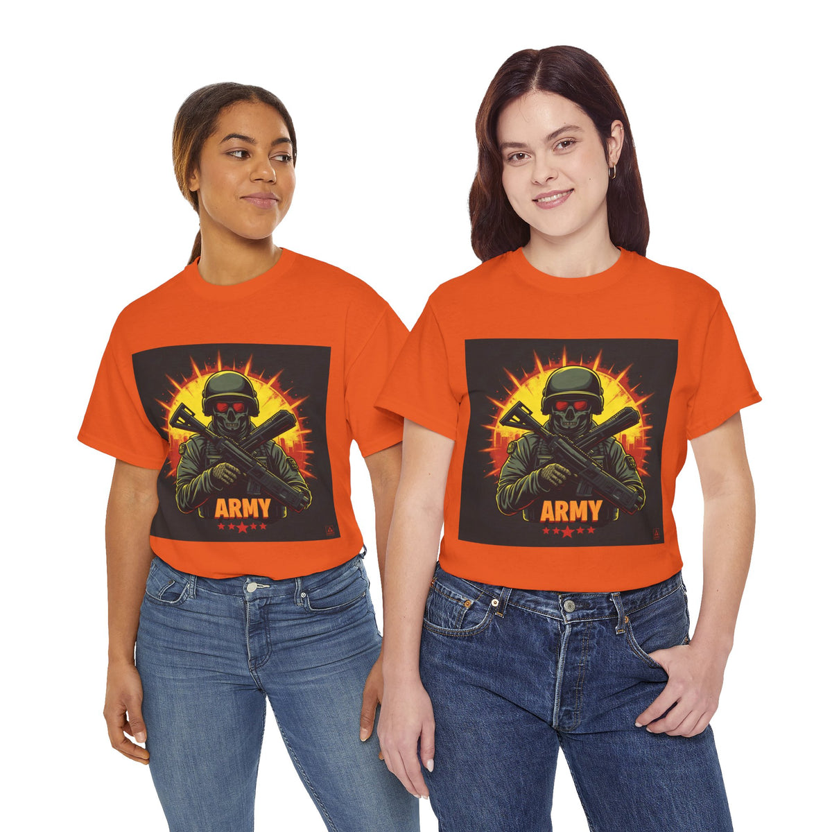 Army Skull Graphic T-Shirt