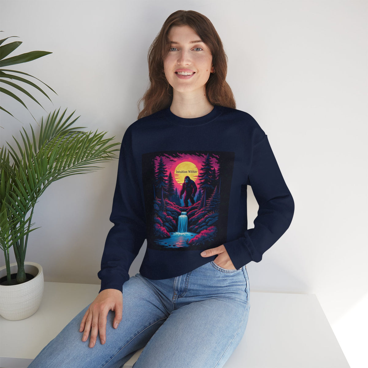 Neon Bigfoot Sweatshirt | Intuition Within