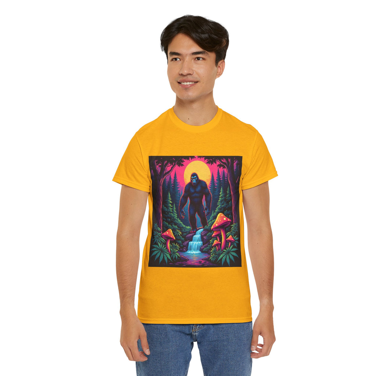 Bigfoot Enchanted Forest Graphic Tee