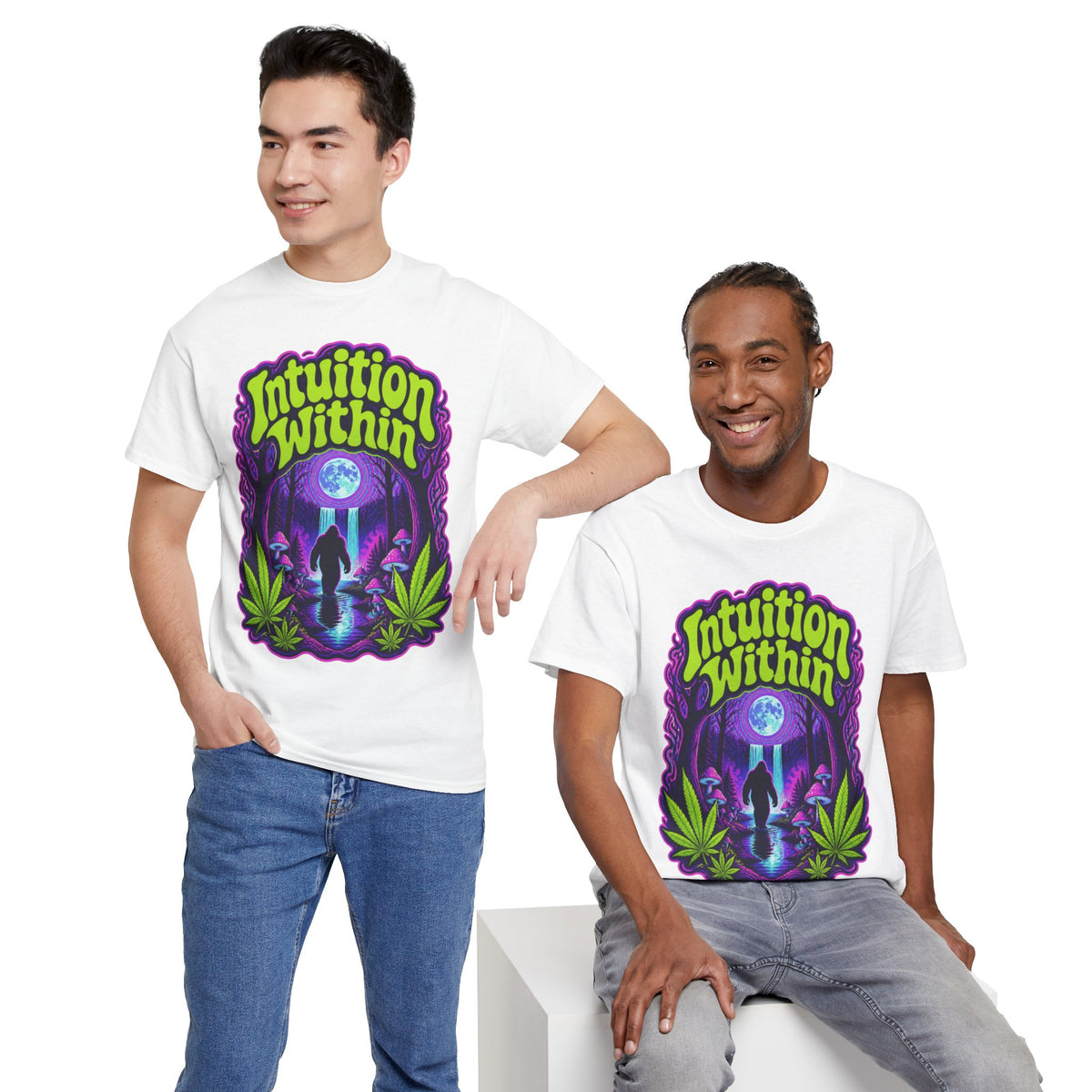 Psychedelic Bigfoot Graphic Tee