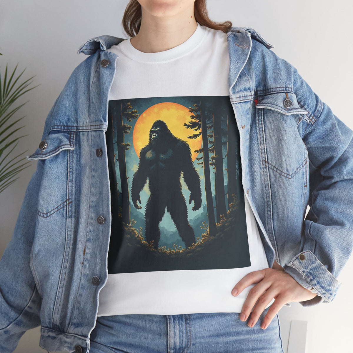 Bigfoot Forest Moon Graphic Tee