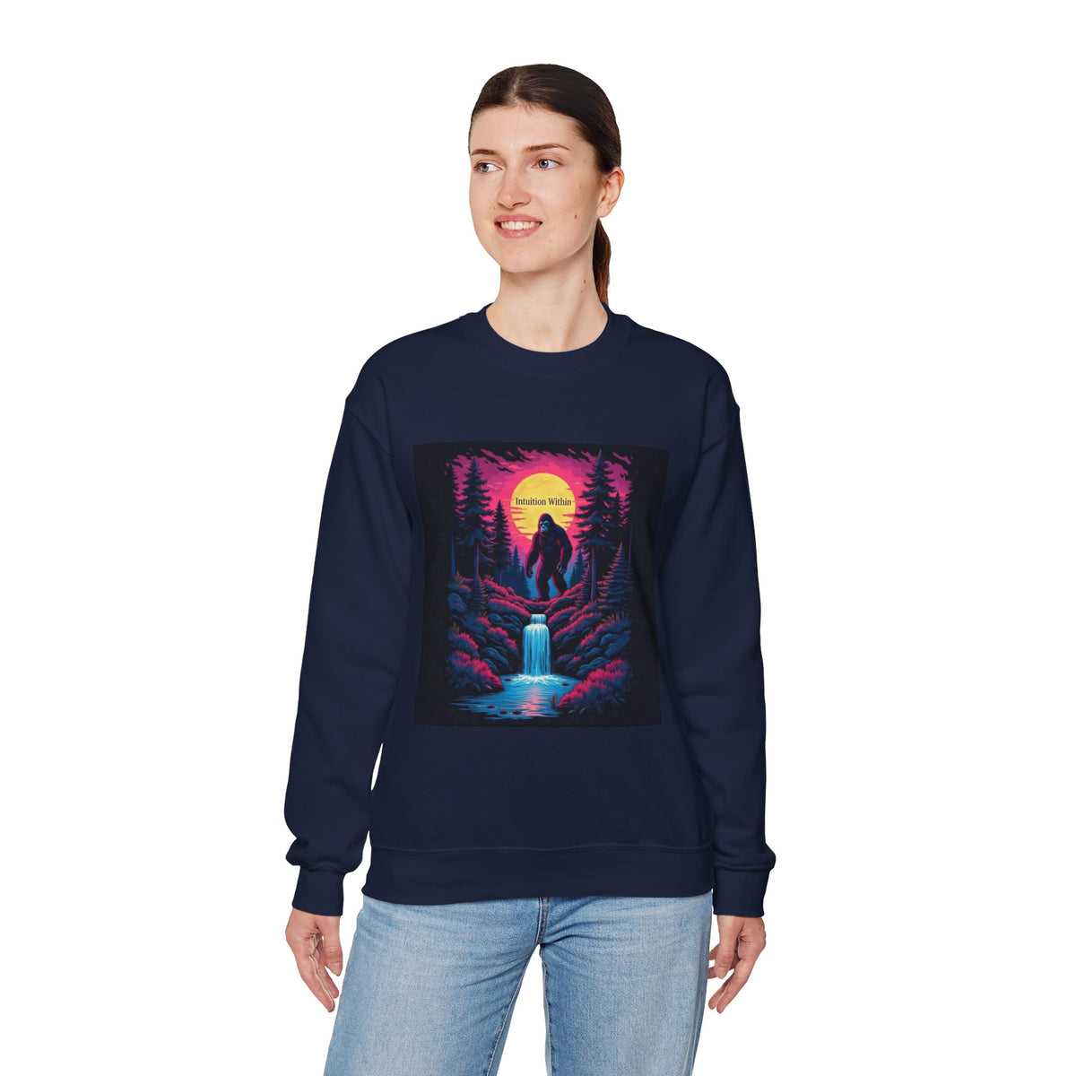 Neon Bigfoot Sweatshirt | Intuition Within
