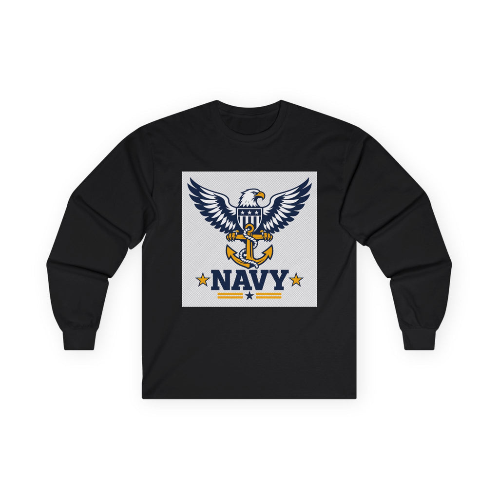 Navy Tribute Long Sleeve Tee