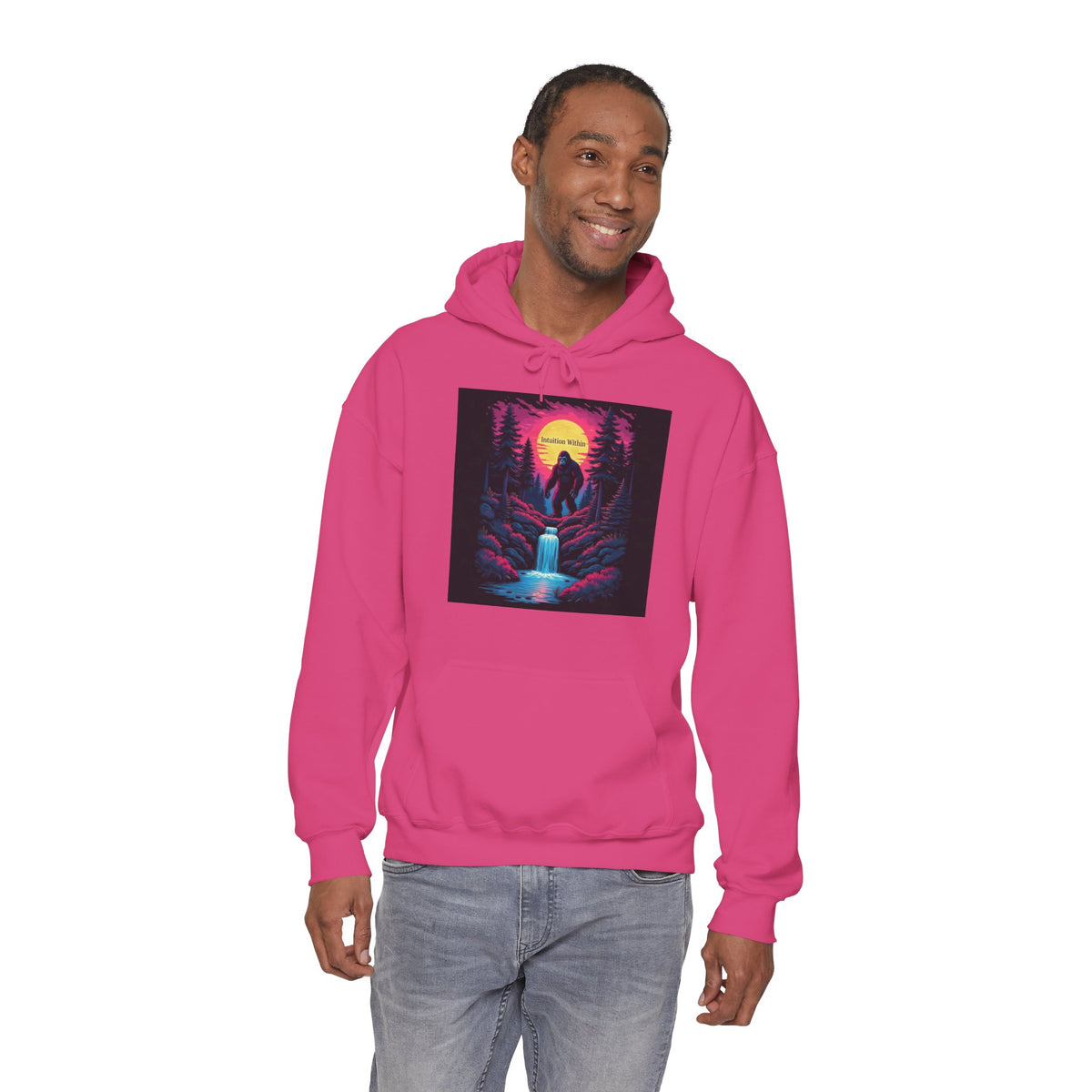 Neon Bigfoot Hoodie | Intuition Within