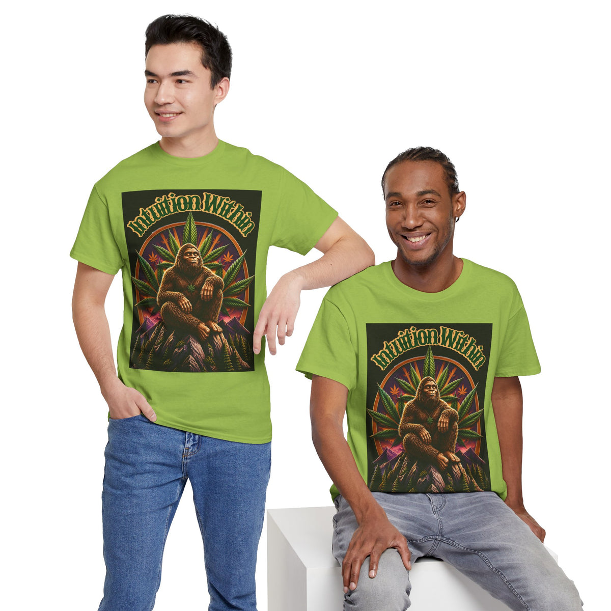 Retro Bigfoot Nature Graphic Tee
