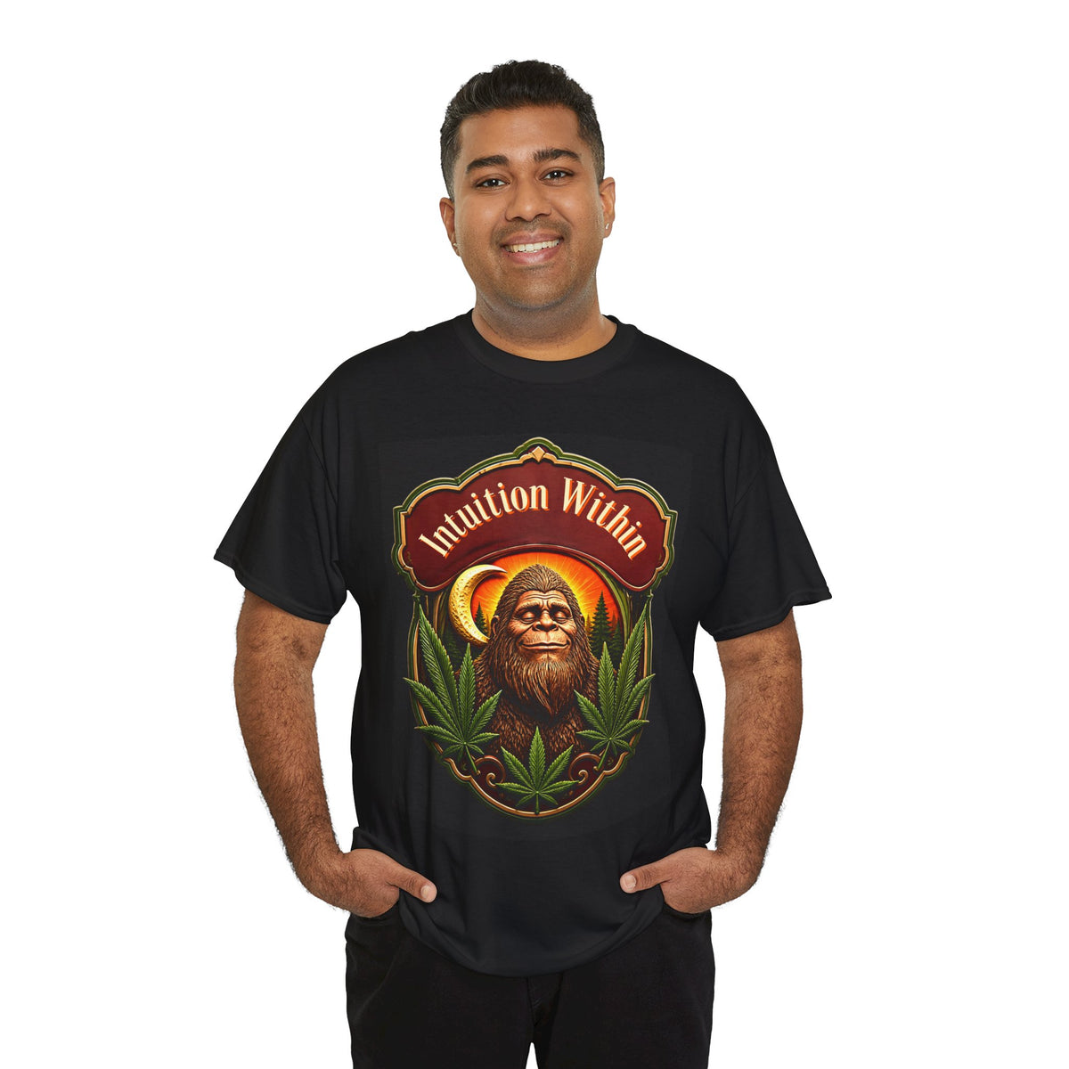 Bigfoot Crescent Moon Graphic Tee