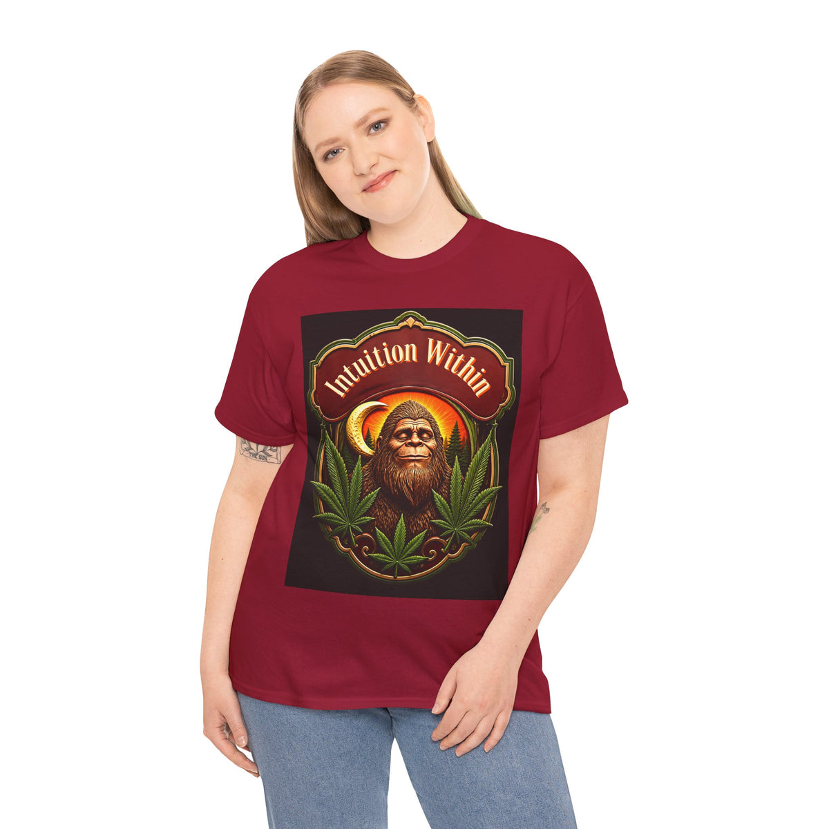 Bigfoot Crescent Moon Graphic Tee