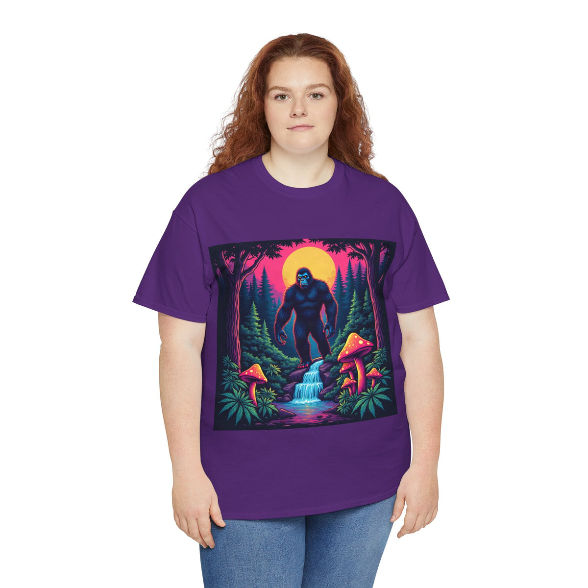 Bigfoot Enchanted Forest Graphic Tee