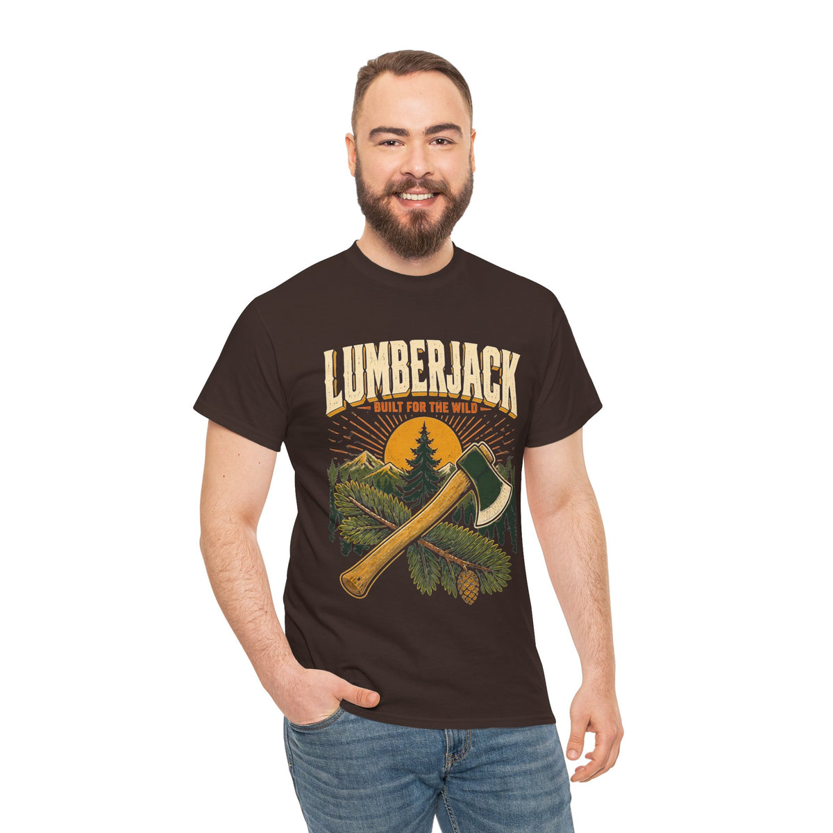 Lumberjack Built for the Wild Tribute Tee