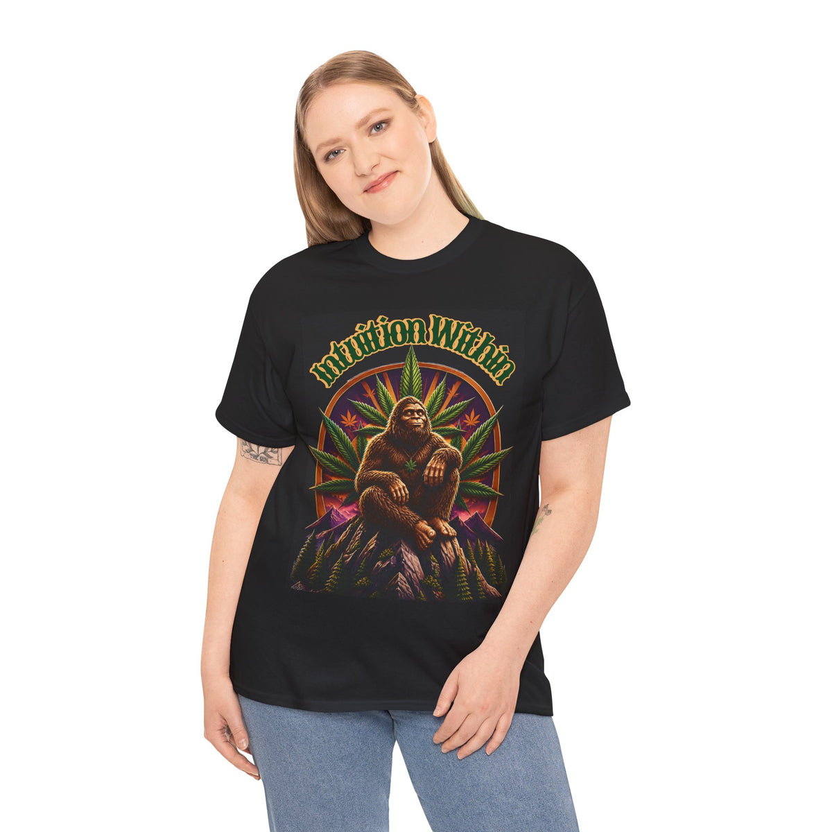 Retro Bigfoot Nature Graphic Tee
