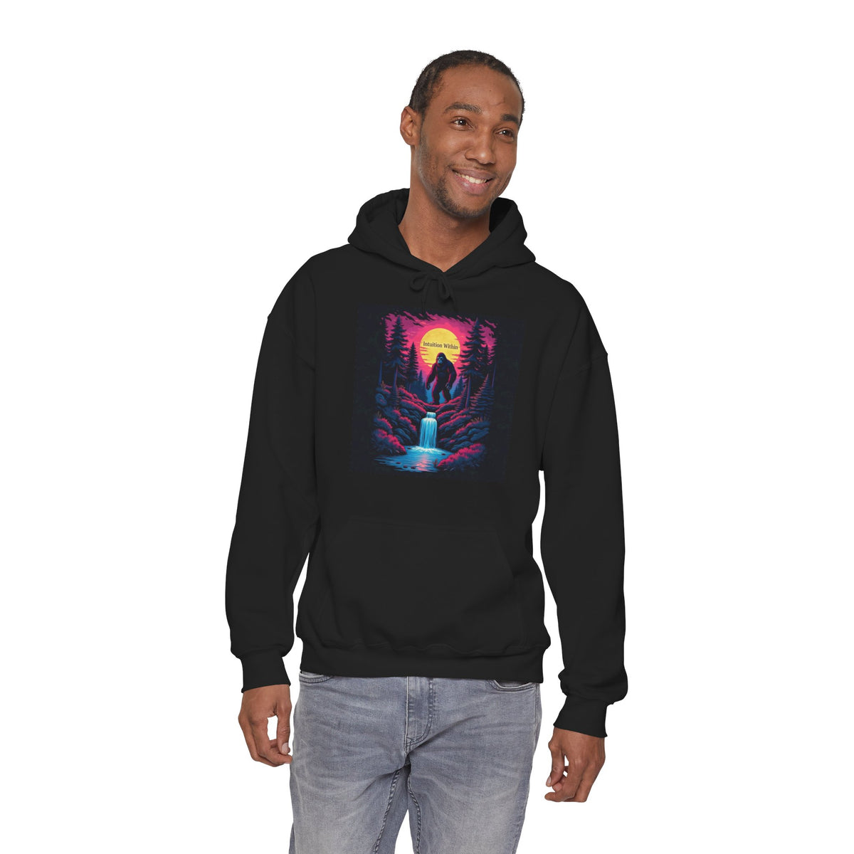 Neon Bigfoot Hoodie | Intuition Within