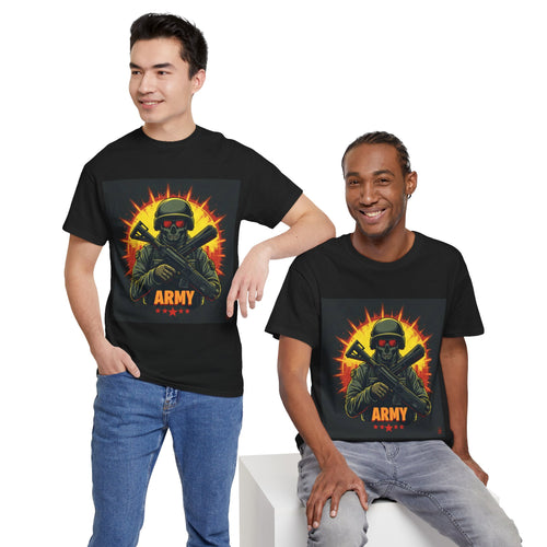 Army Skull Graphic T-Shirt