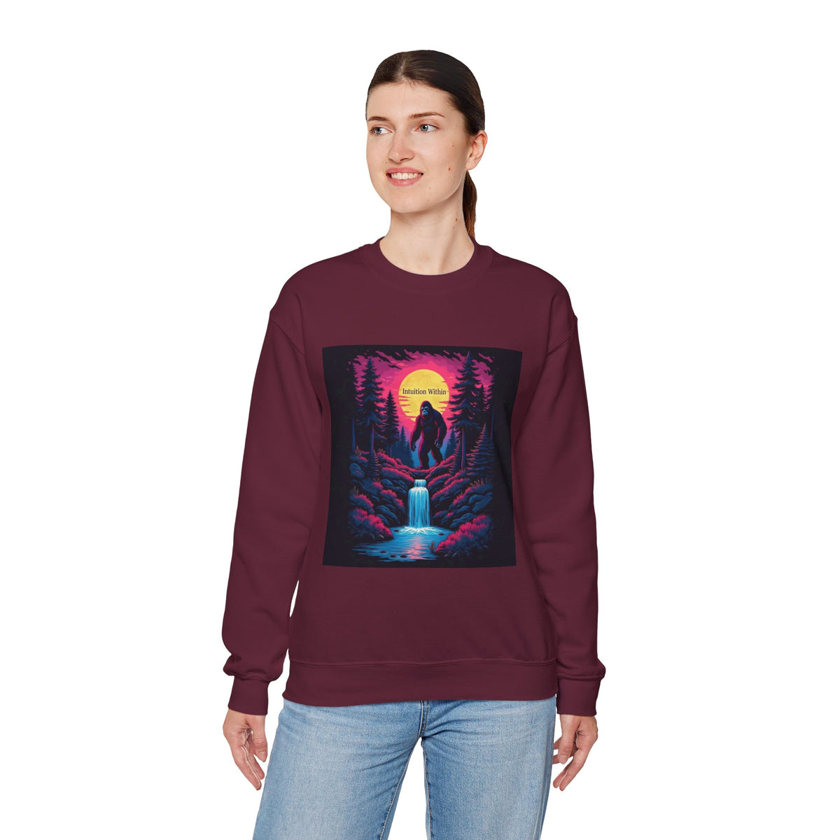 Neon Bigfoot Sweatshirt | Intuition Within