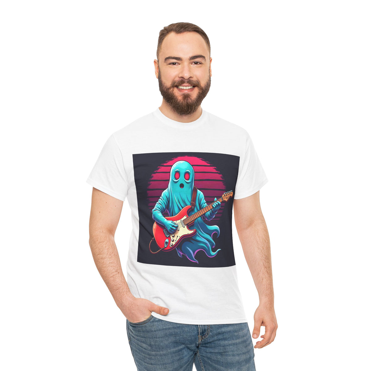 Ghost Guitarist Graphic Tee