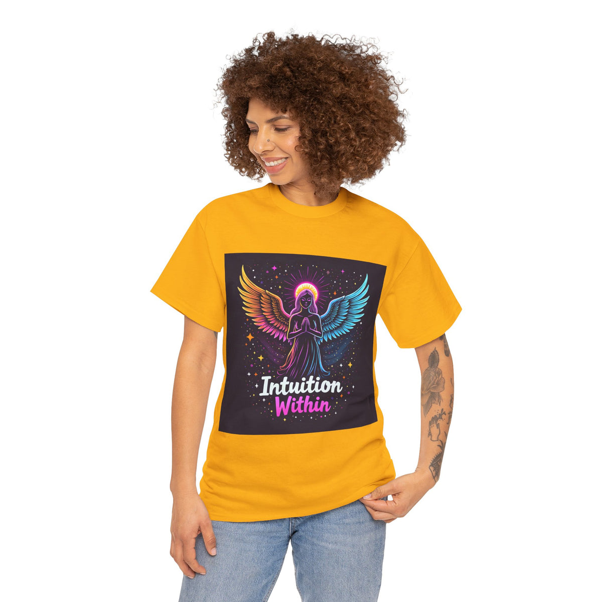 Rainbow Angel Graphic Tee