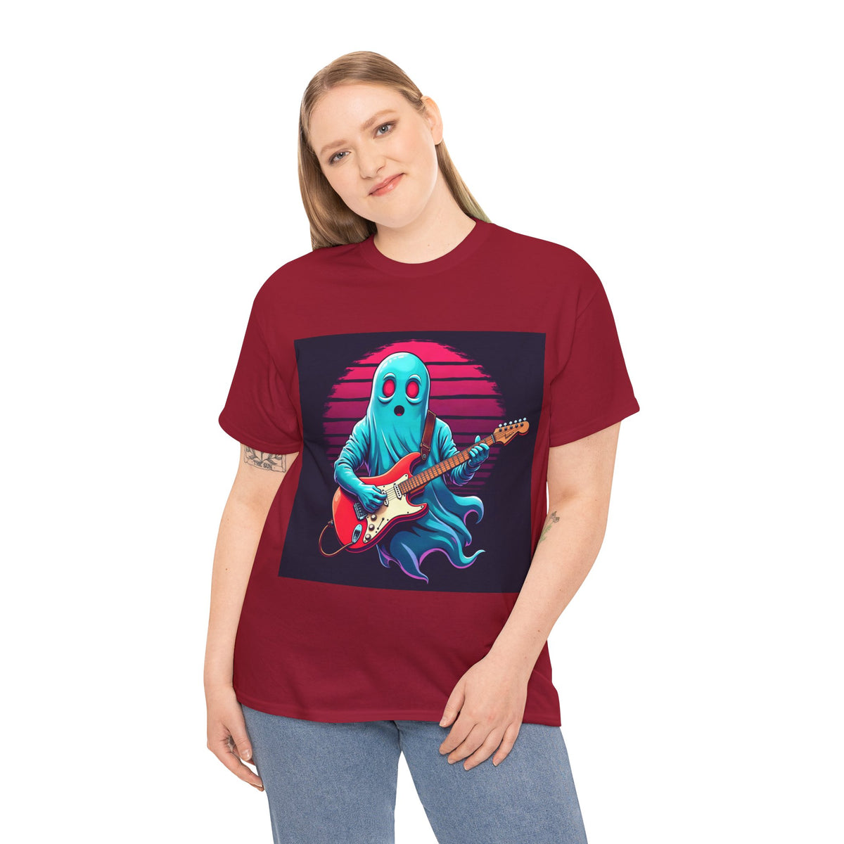 Ghost Guitarist Graphic Tee
