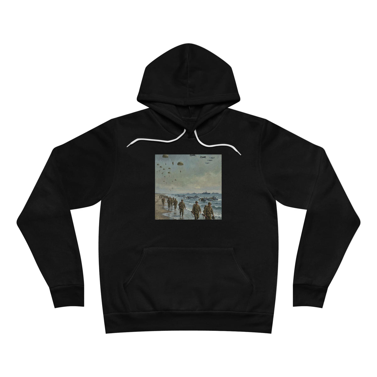 Intuition Within Military Signature Bella+Canvas Hoodie | Beach Landing Tribute