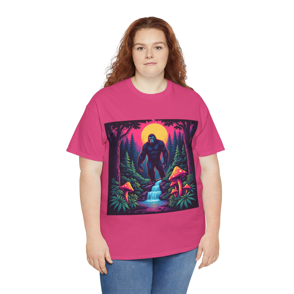 Bigfoot Enchanted Forest Graphic Tee