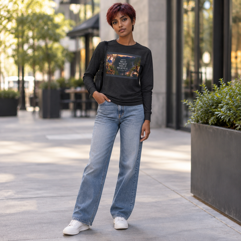 Intuition Within Signature Long Sleeve Tee | See It, Wear It, Feel It, Believe It