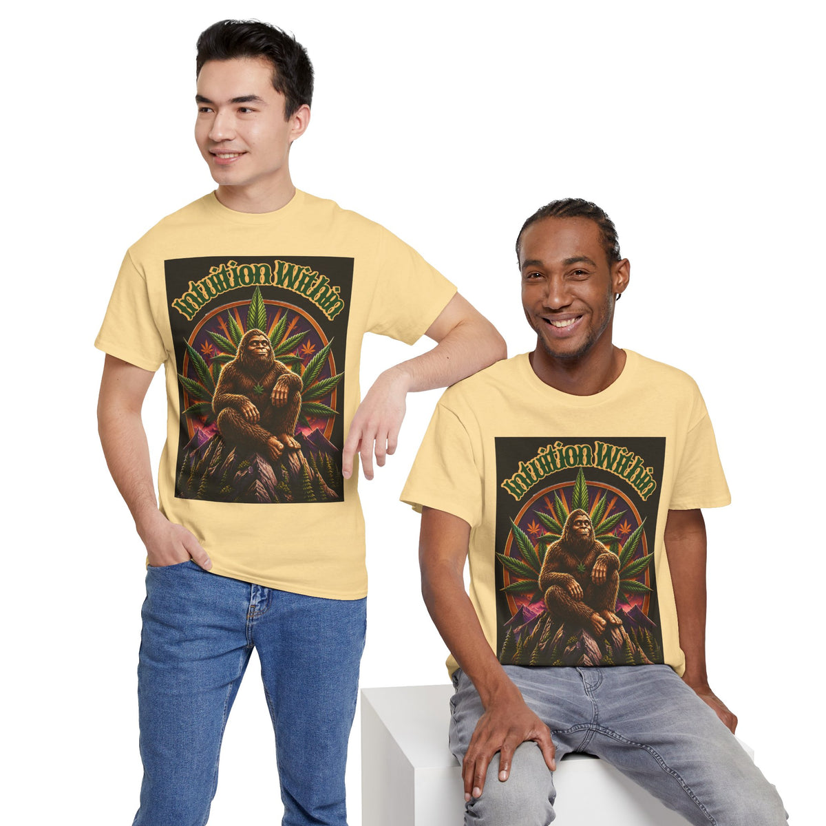 Retro Bigfoot Nature Graphic Tee
