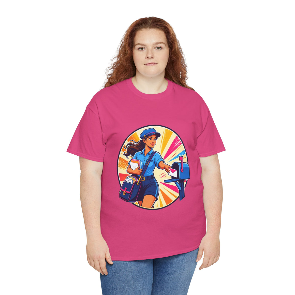 Female Mail Carrier Retro Tribute Tee