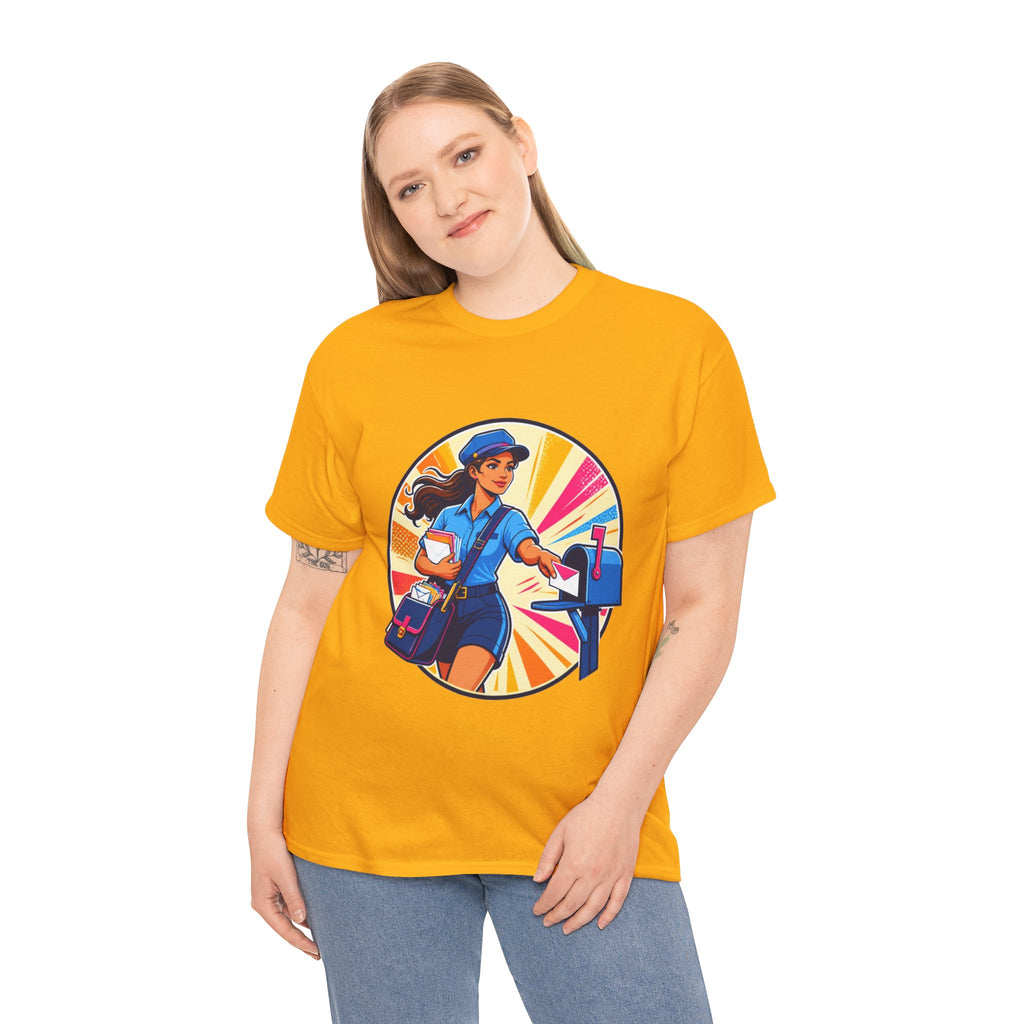 Female Mail Carrier Retro Tribute Tee
