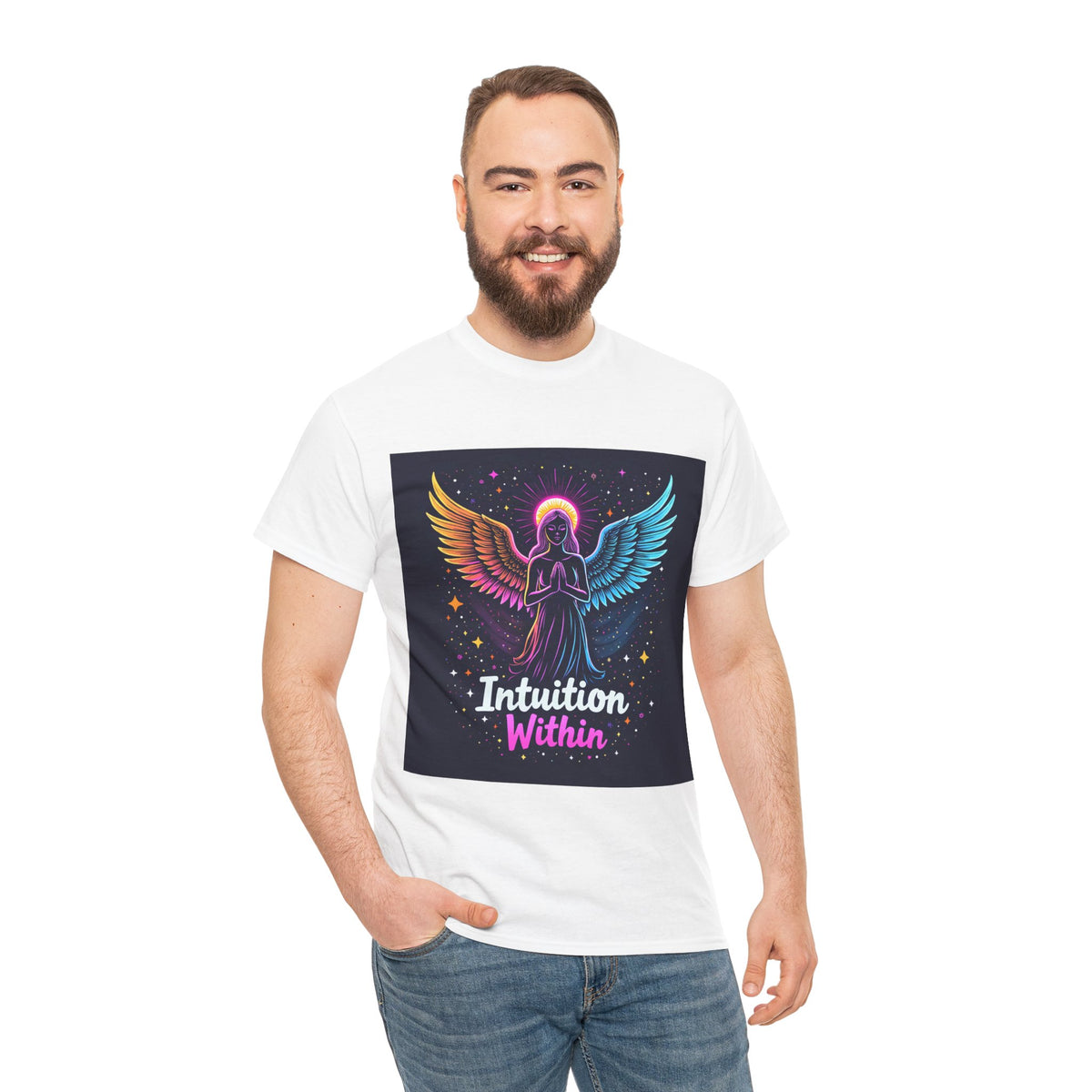 Rainbow Angel Graphic Tee