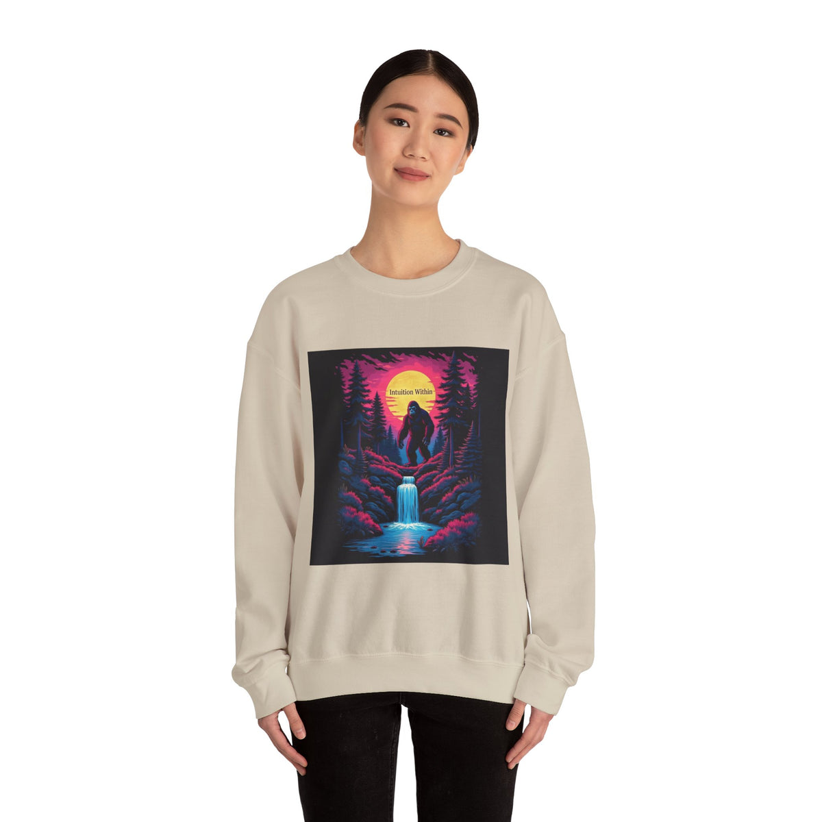 Neon Bigfoot Sweatshirt | Intuition Within