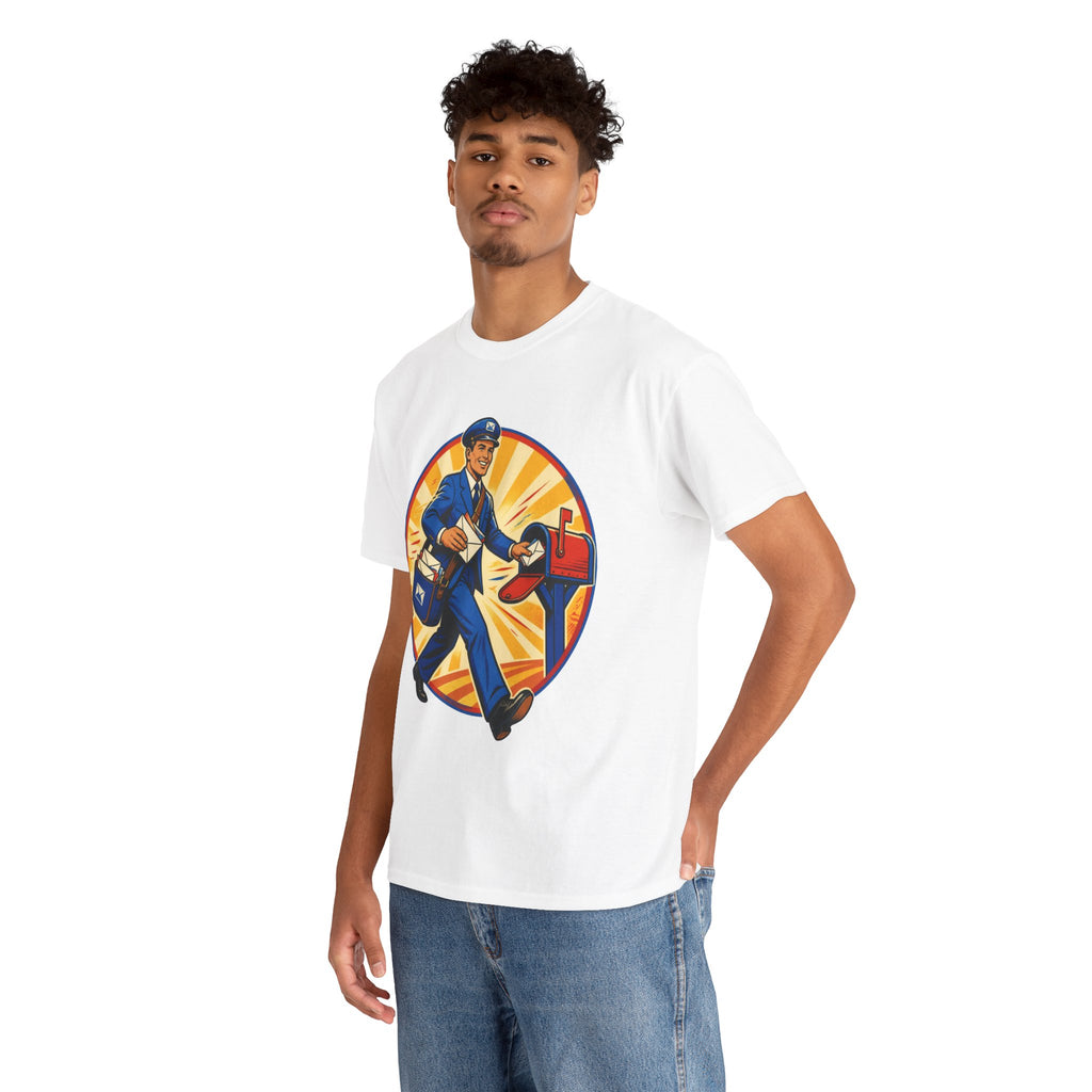Male Mail Carrier Retro Tribute Tee