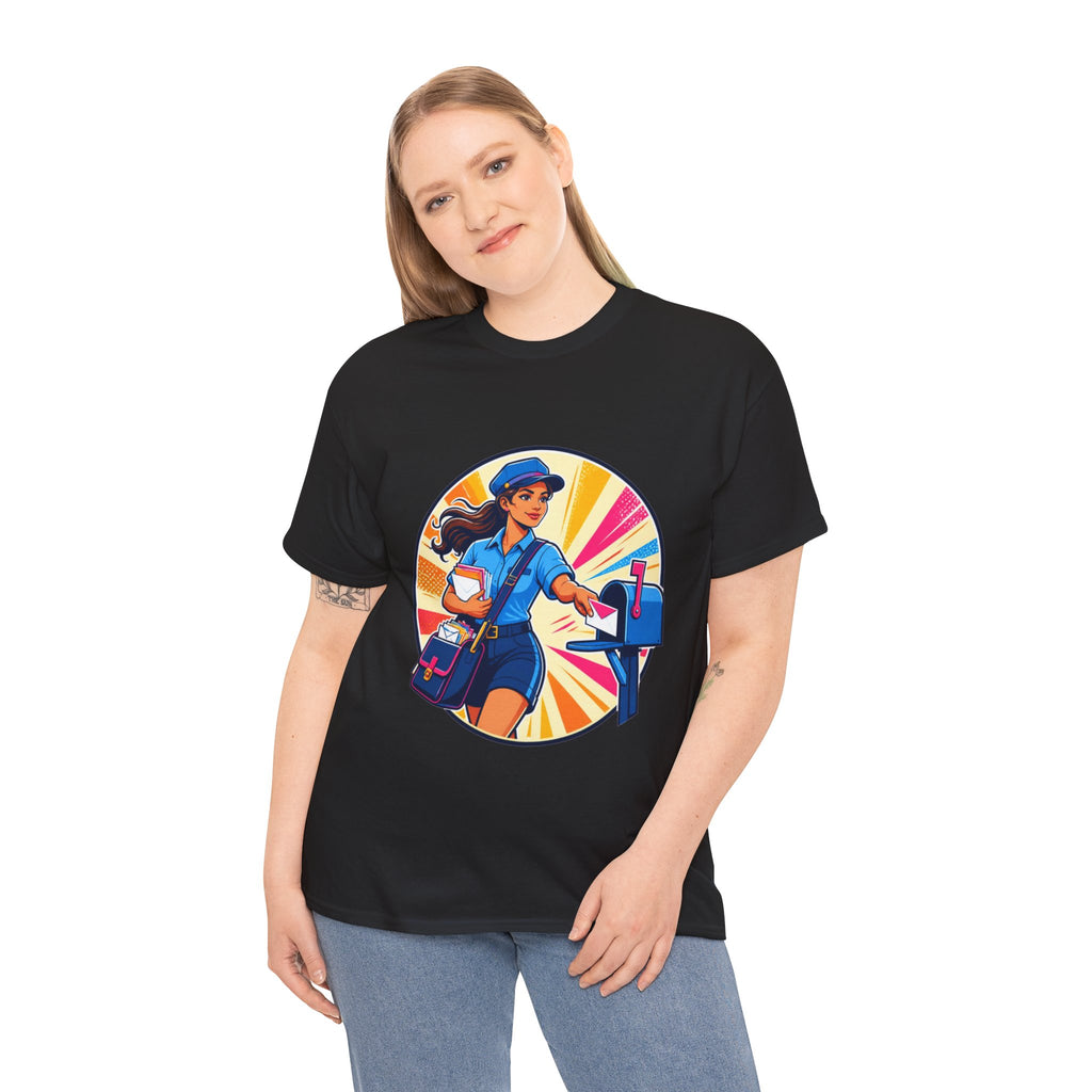 Female Mail Carrier Retro Tribute Tee