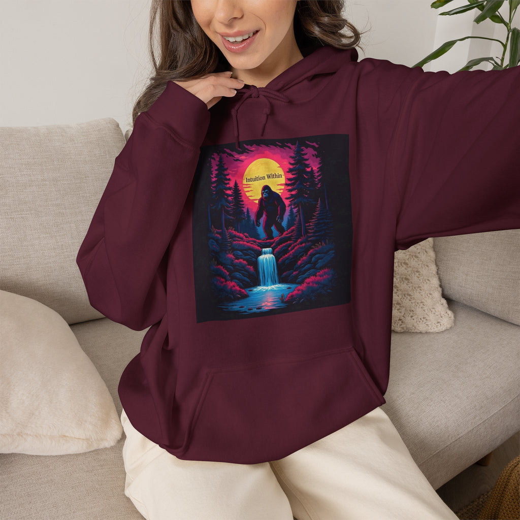 Neon Bigfoot Hoodie | Intuition Within