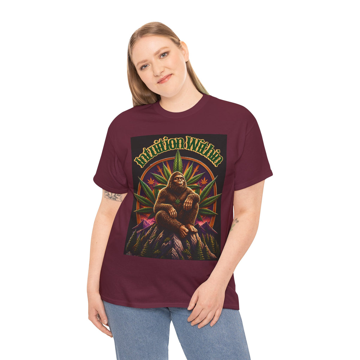 Retro Bigfoot Nature Graphic Tee