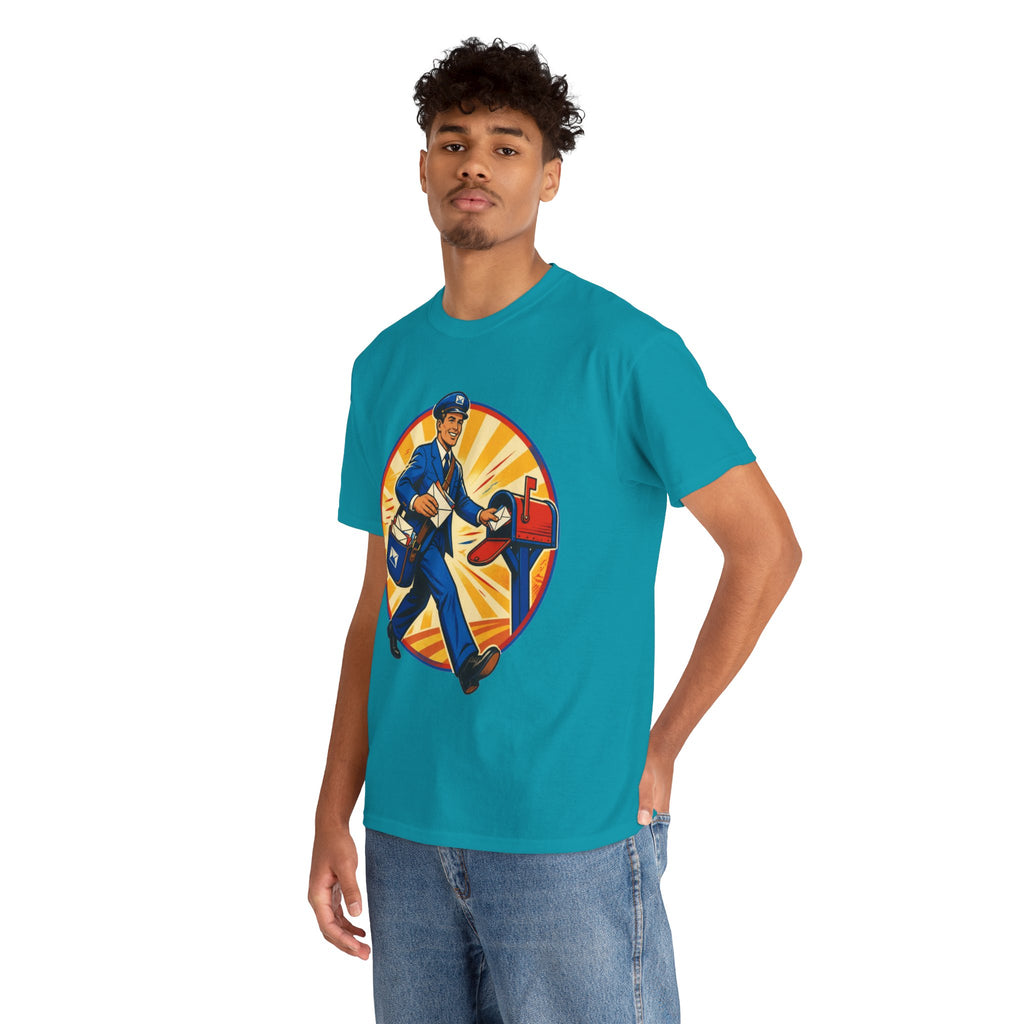 Male Mail Carrier Retro Tribute Tee