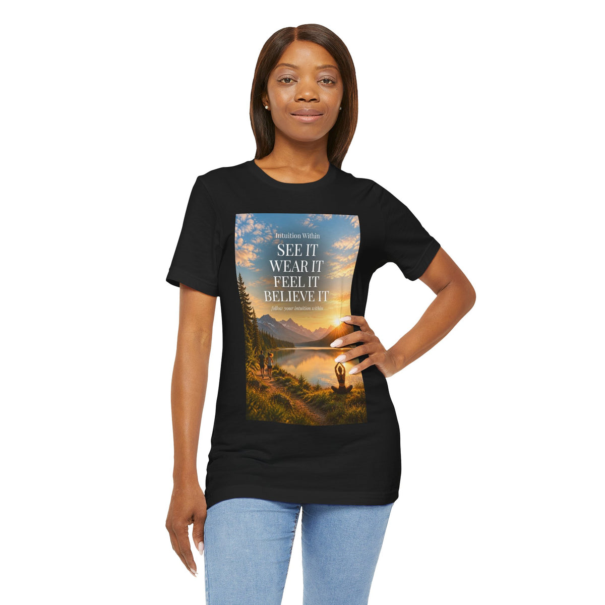 Intuition Within Signature Tee | Meditation Lake