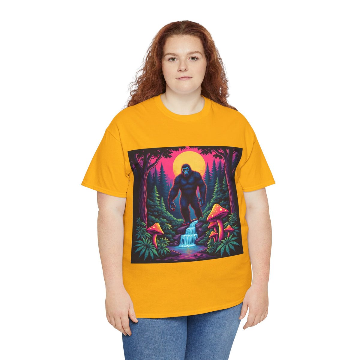 Bigfoot Enchanted Forest Graphic Tee