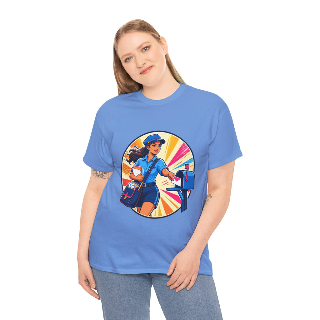 Female Mail Carrier Retro Tribute Tee