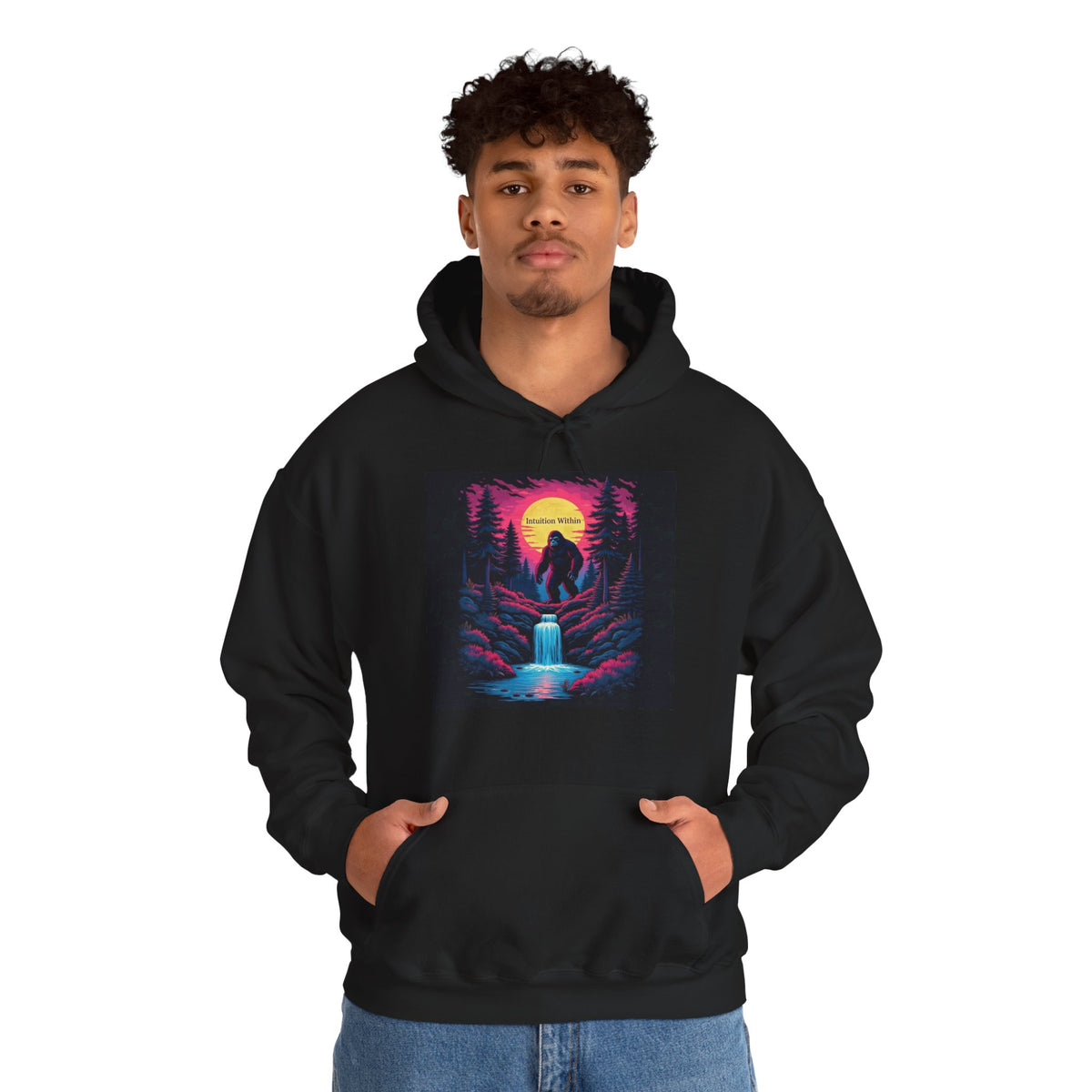 Neon Bigfoot Hoodie | Intuition Within