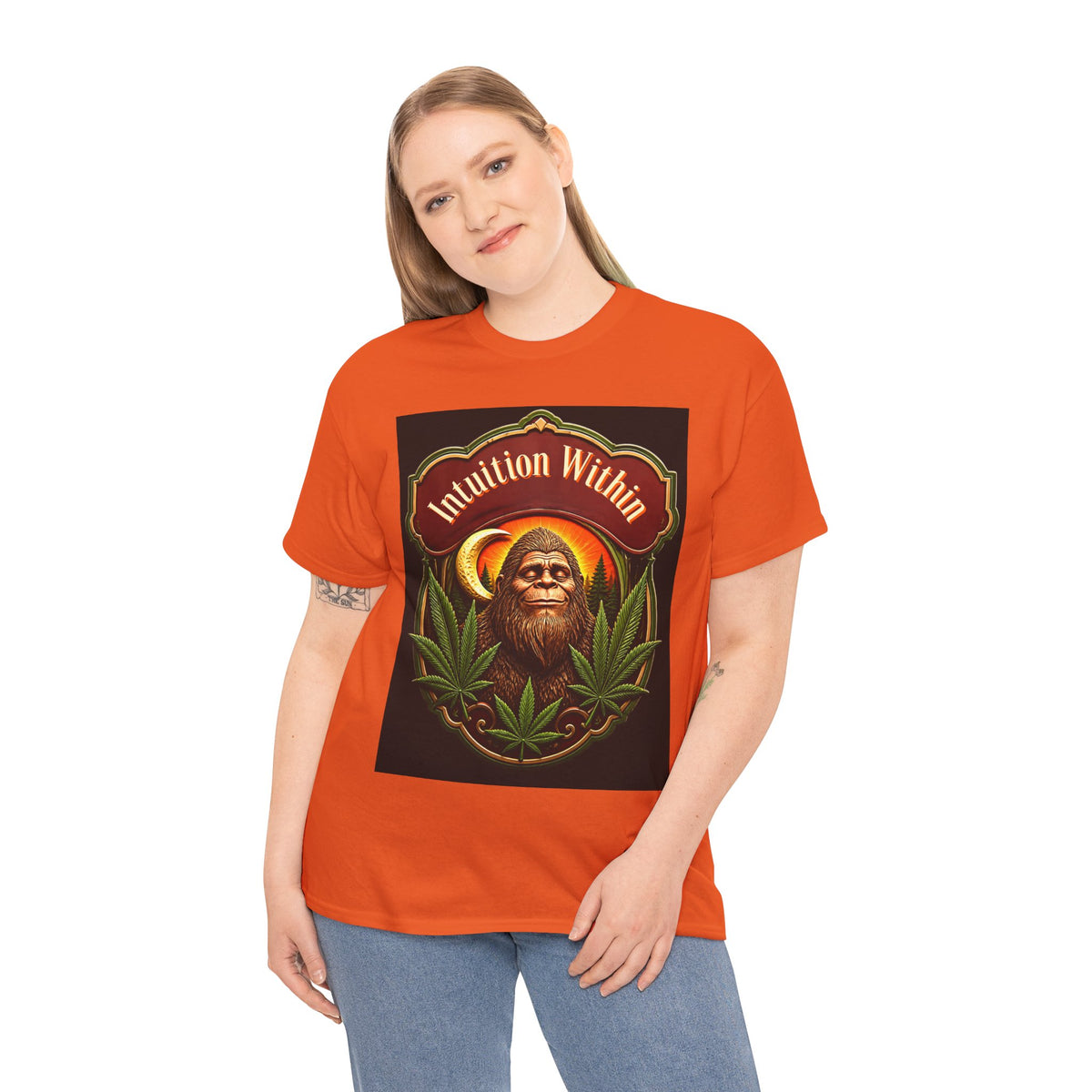 Bigfoot Crescent Moon Graphic Tee