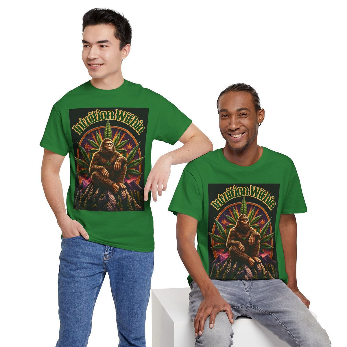 Retro Bigfoot Nature Graphic Tee
